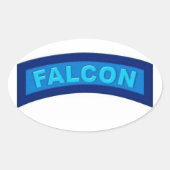 Blue Falcon Stickers (Vorderseite)