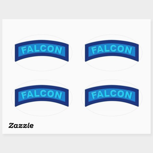 Blue Falcon Stickers (Blatt)