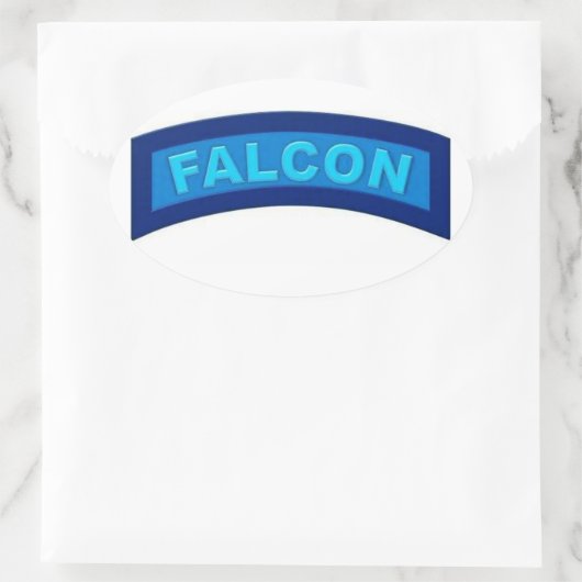 Blue Falcon Stickers (Tasche)
