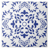 Blue Fanfare Fliese (Vorderseite)