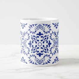 Blue Fanfare Jumbo-Tasse