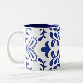 Blue Fanfare Zweifarbige Tasse