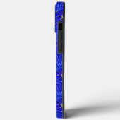 Blue Fans Case-Mate iPhone Gehäuse Hülle (Rückseite / Links)