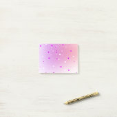 blue fantasy butterfly post-it klebezettel (Auf Schreibtisch)