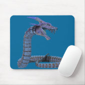 Blue Fantasy Dragon Mousepad (Mit Mouse)