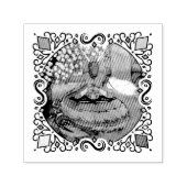 Blue Fantasy Eastern Dragon Tea Time Permastempel (Design)