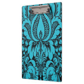 Blue Fantasy Floral Clipboard Klemmbrett (Links)