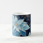 Blue Fantasy Poinsettia Kaffeetasse (Mittel)