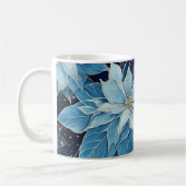 Blue Fantasy Poinsettia Kaffeetasse (Links)