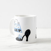 Blue Fashion Tasse (Vorderseite Links)
