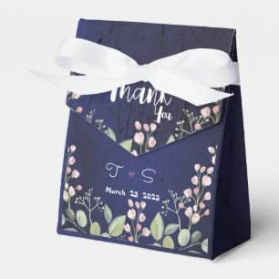 Blue Favor Box Geschenkschachtel
