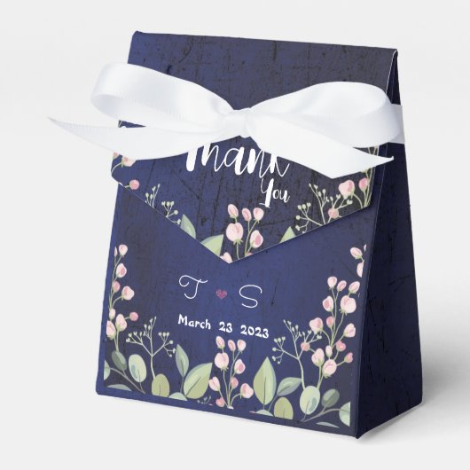 Blue Favor Box Geschenkschachtel (Vorderseite)
