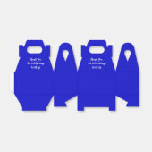 Blue Favor Box Geschenkschachtel (Ungefaltet)
