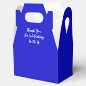 Blue Favor Box Geschenkschachtel (Geöffnet)