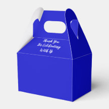 Blue Favor Box