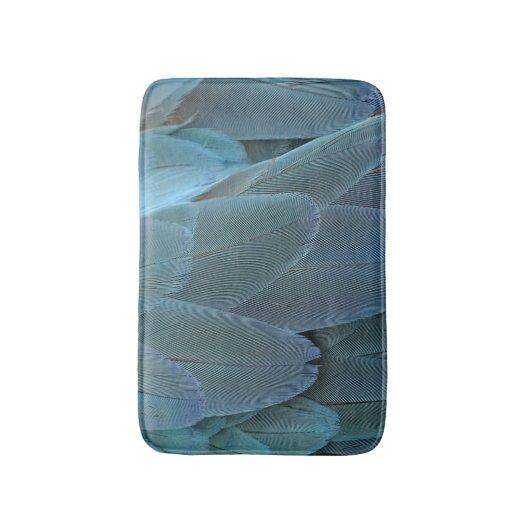Blue Feather Badematte (Vorderseite Vertikal)