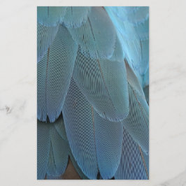 Blue Feather Briefpapier