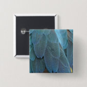 Blue Feather Button (Vorne & Hinten)