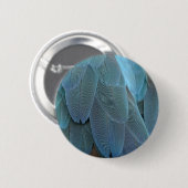 Blue Feather Button (Vorne & Hinten)