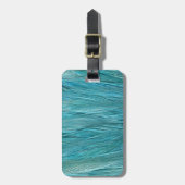 Blue Feather Gepäckanhänger (Vorderseite vertikal)