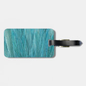 Blue Feather Gepäckanhänger (Rückseite horizontal)