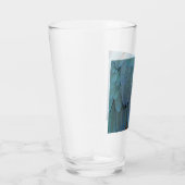 Blue Feather Glas (Rechts)