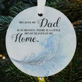 Blue Feather | himmlischer Weihnachtsbaum Ornament