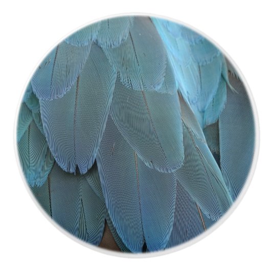 Blue Feather Keramikknauf (Vorderseite)