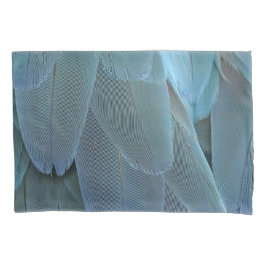 Blue Feather Kissenbezug
