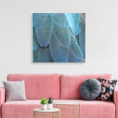 Blue Feather Leinwanddruck (Insitu (Wohnzimmer))