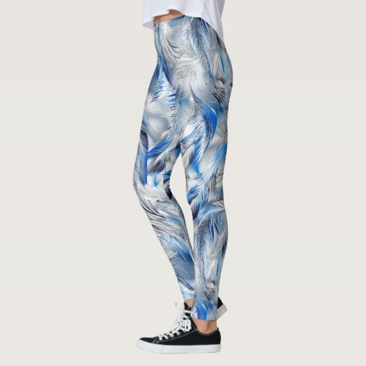 Blue Feather Mo derne Activewear Yoga Leggings (Links)
