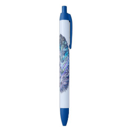 Blue Feather Pen Kugelschreiber