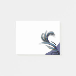 Blue Feather Post-it® Notes Post-it Klebezettel