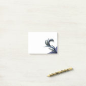 Blue Feather Post-it® Notes Post-it Klebezettel (Auf Schreibtisch)