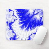 Blue Feathered Star Mousepad (Mit Mouse)