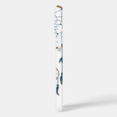 Blue Feathers Dreamcatcher Individuelle Name Boho Case-Mate iPhone Hülle (Rückseite / Links)