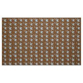 Blue Feathers Horseshoe Fabric Stoff (Fat Quarter (45,7 x 55,9 cm))