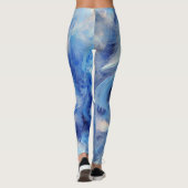 Blue Feathers Leggings (Rückseite)