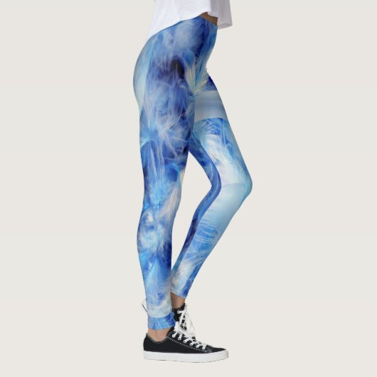 Blue Feathers Leggings (Rechts)