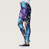 Blue Feathers Leggings (Links)
