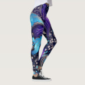 Blue Feathers Leggings (Rechts)