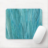 Blue Feathers Mousepad (Mit Mouse)