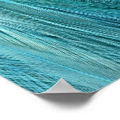 Blue Feathers Poster (Ecke)