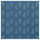 Blue Feathers Stoff (Muster)