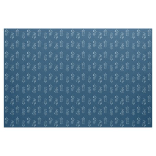 Blue Feathers Stoff (Fat Quarter (45,7 x 55,9 cm))