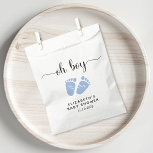 Blue Feet Baby Boy Dusche Geschenktütchen