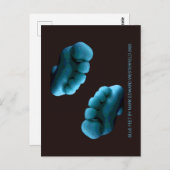 BLUE FEET BY MARK EDWARD WESTERFIELD 2020 POSTCARD POSTKARTE (Vorne/Hinten)