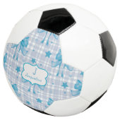 Blue Feminine Coquette Bows Fußball (Dreiviertel)