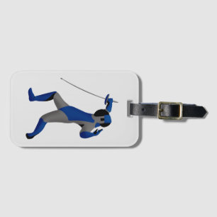 Blue Fencer Gepäckanhänger