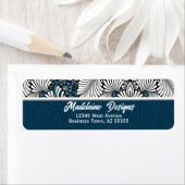 Blue Fern mit White Text Rücksendeadresse (Insitu)